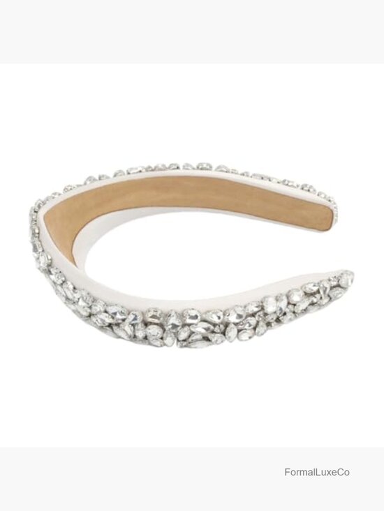 Sparkling Rhinestone Crystal Crown Headband for Women Elegant Hair Accessory main image 4